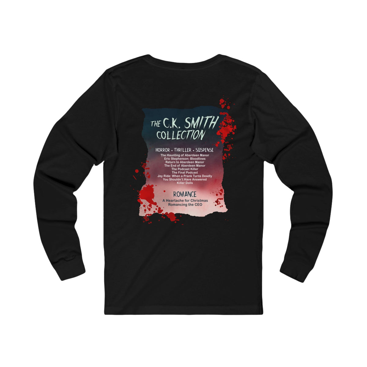 C.K. Smith Haunted House Long Sleeve Tee