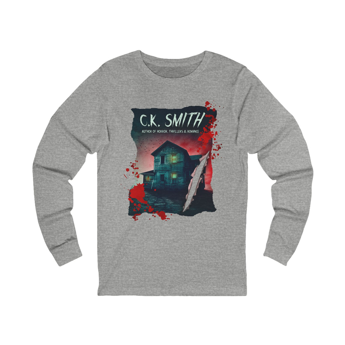 C.K. Smith Haunted House Long Sleeve Tee