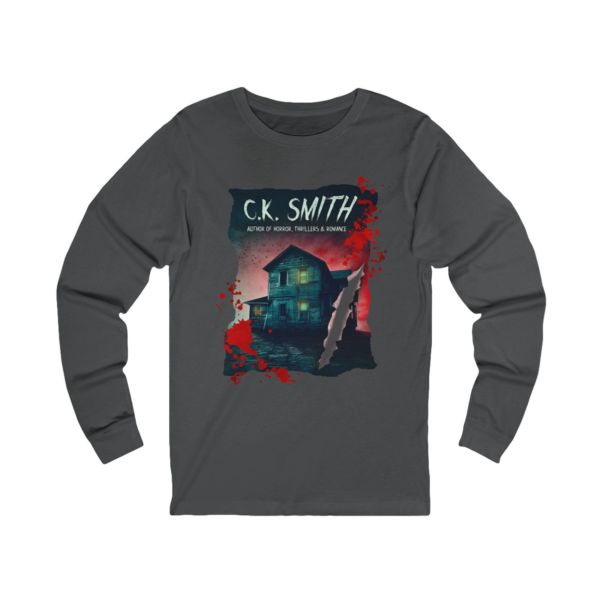 C.K. Smith Haunted House Long Sleeve Tee