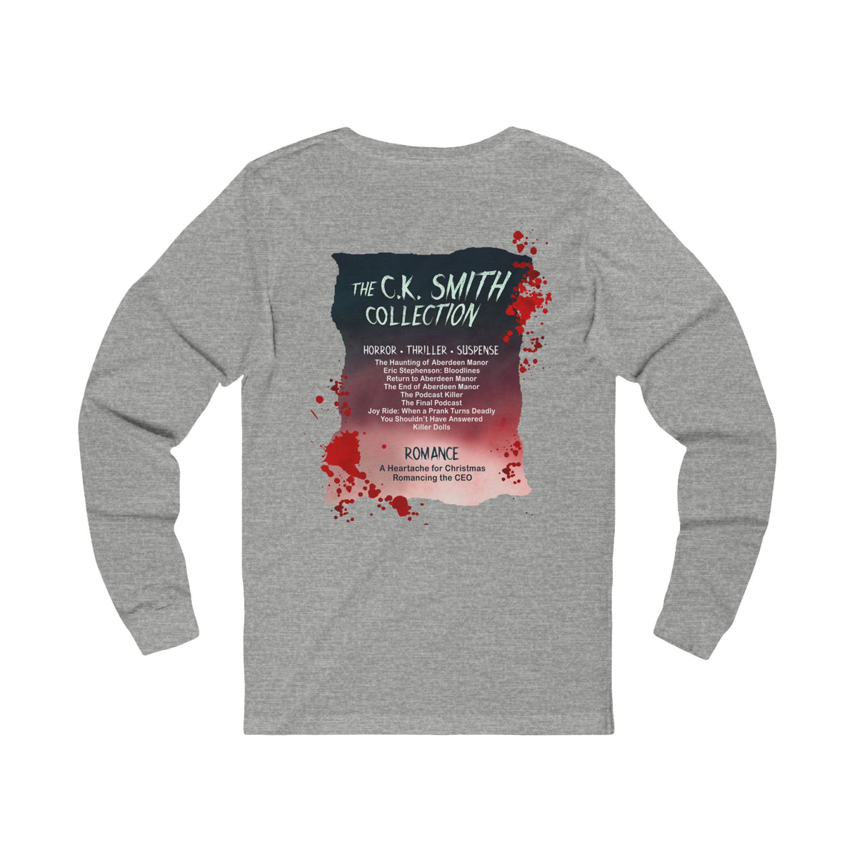 C.K. Smith Haunted House Long Sleeve Tee