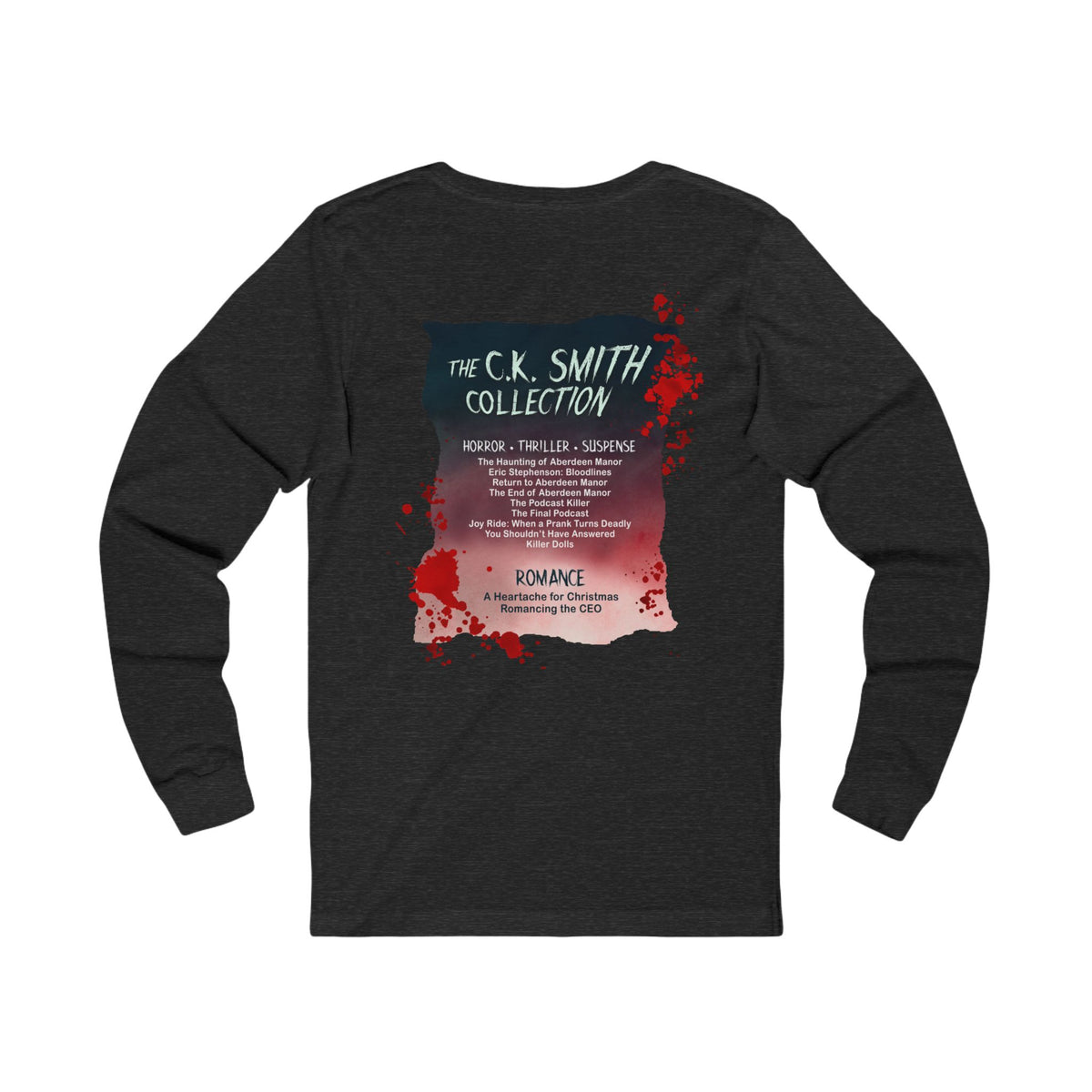 C.K. Smith Haunted House Long Sleeve Tee