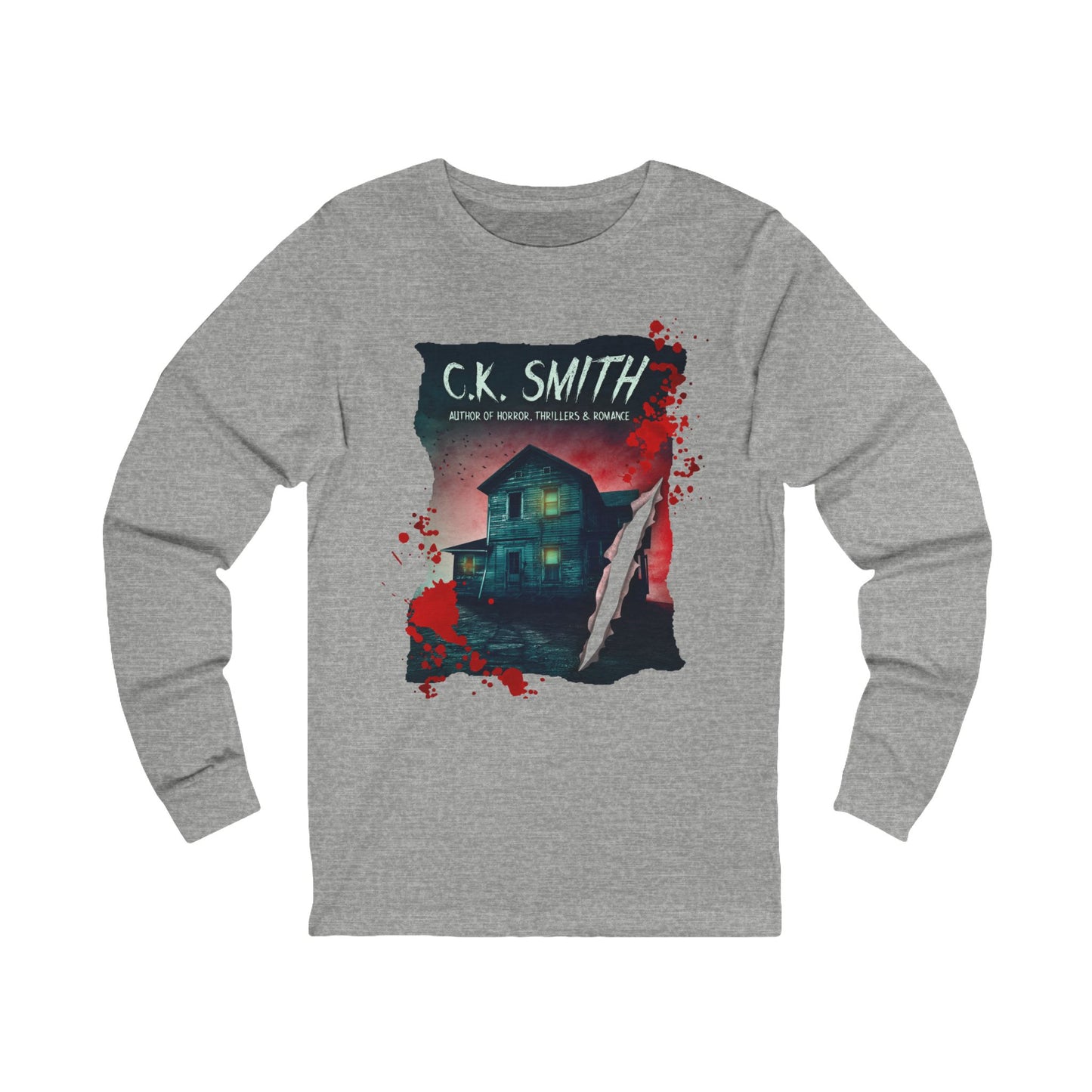 C.K. Smith Haunted House Long Sleeve Tee