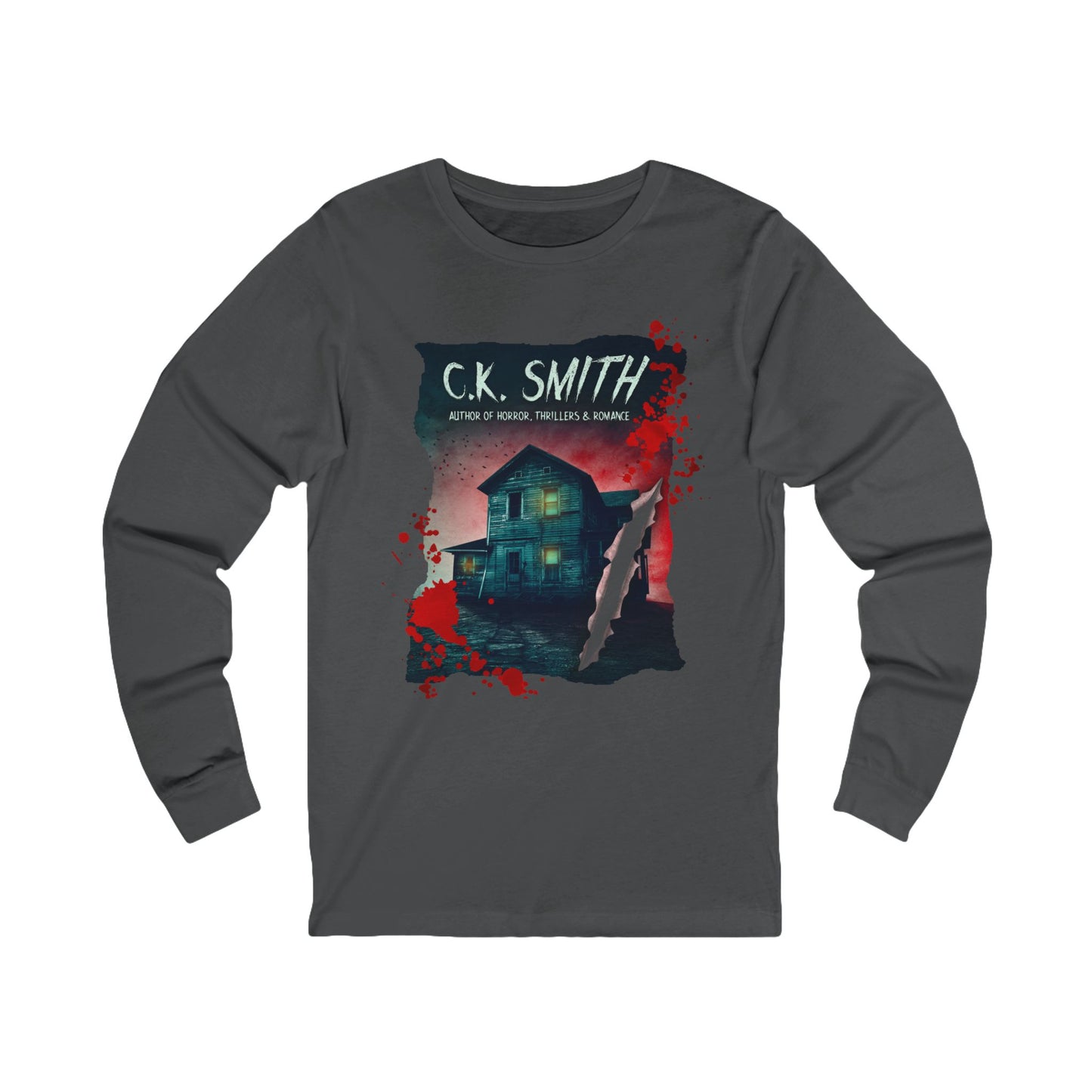 C.K. Smith Haunted House Long Sleeve Tee