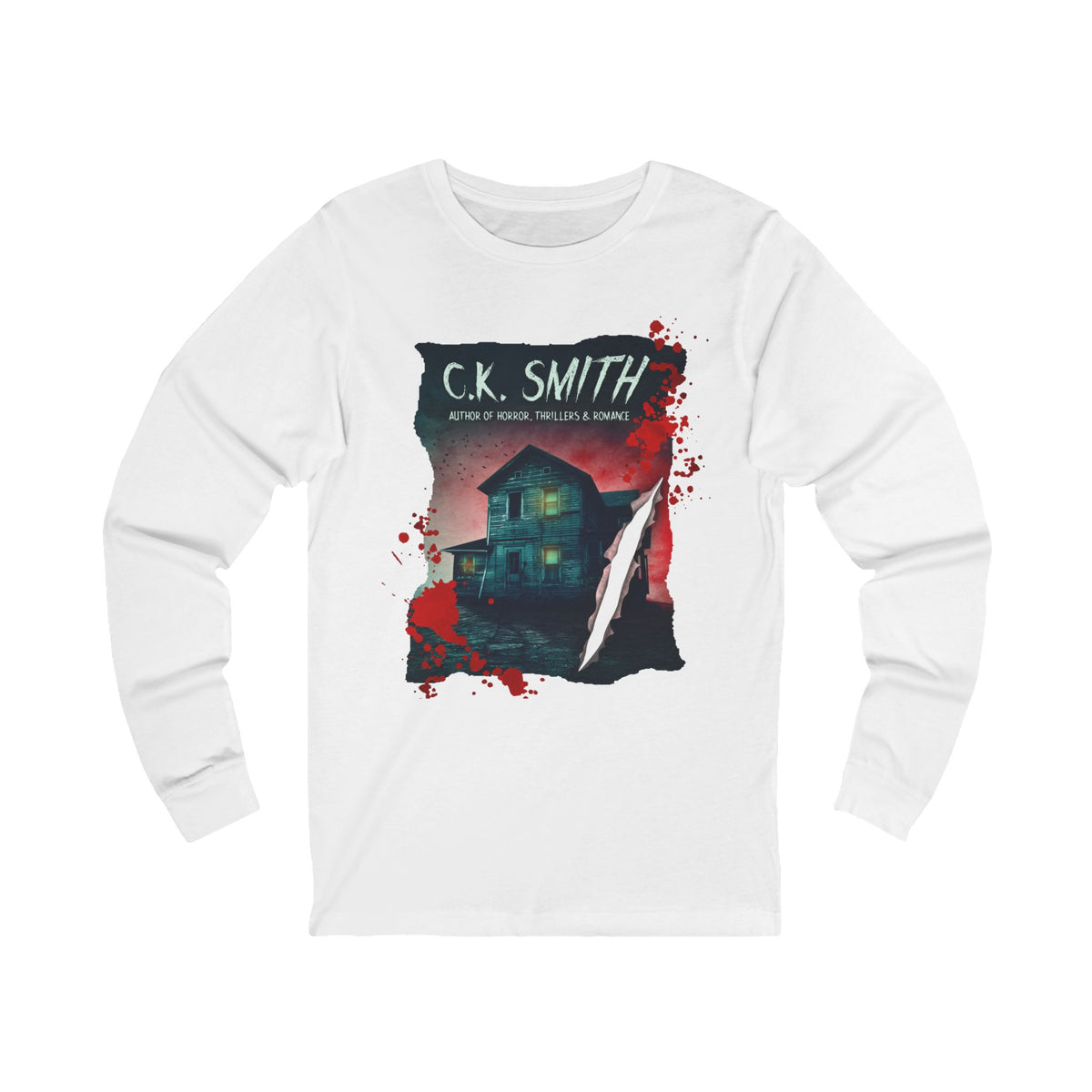 C.K. Smith Haunted House Long Sleeve Tee