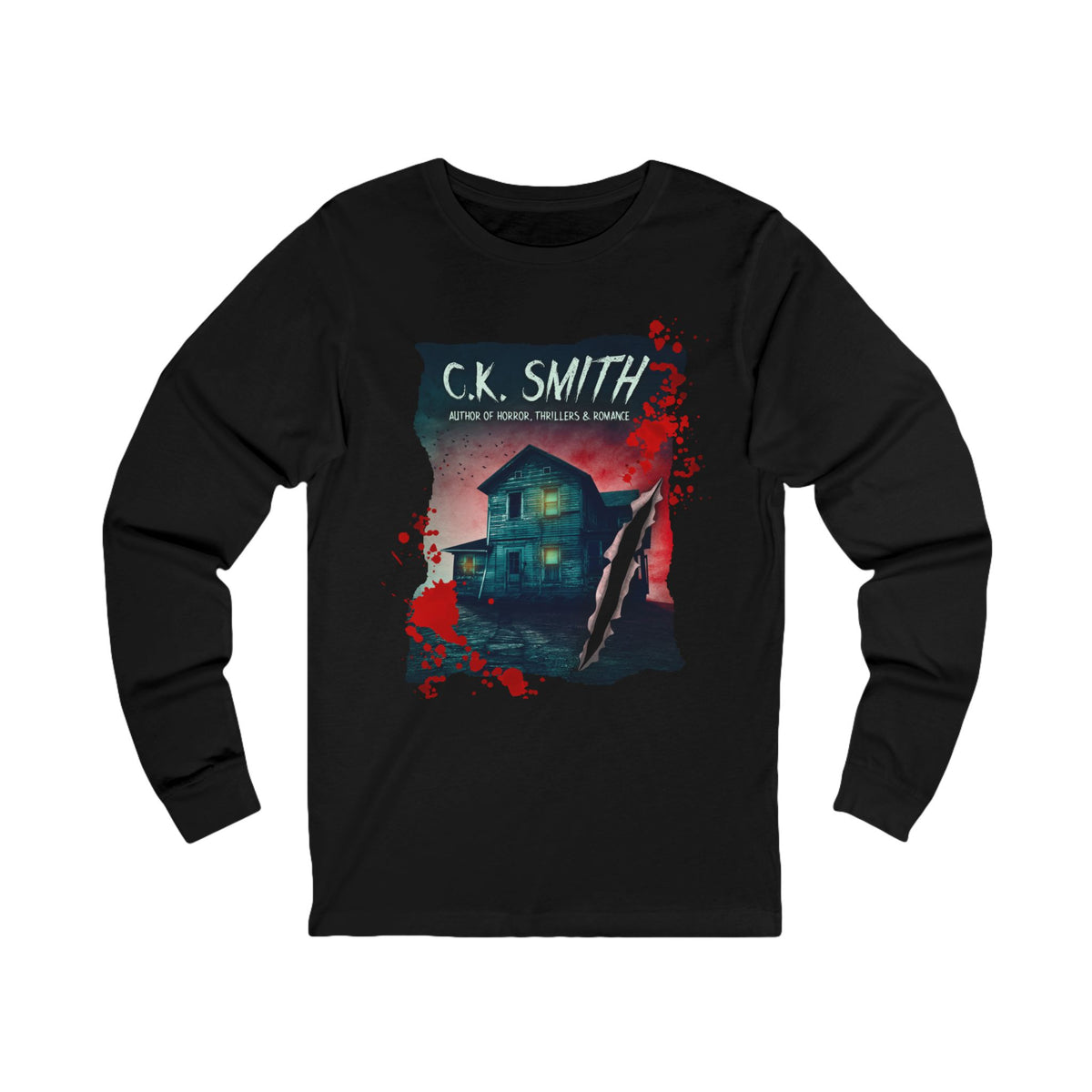 C.K. Smith Haunted House Long Sleeve Tee