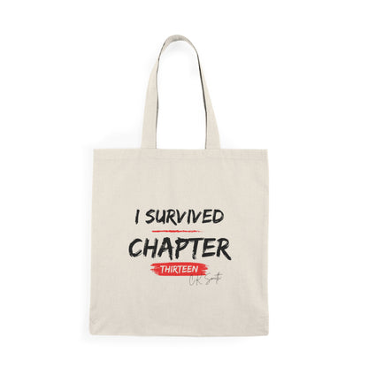 CK SmithTote Bag — "I Survived Chapter Thirteen" Novelty Canvas Tote