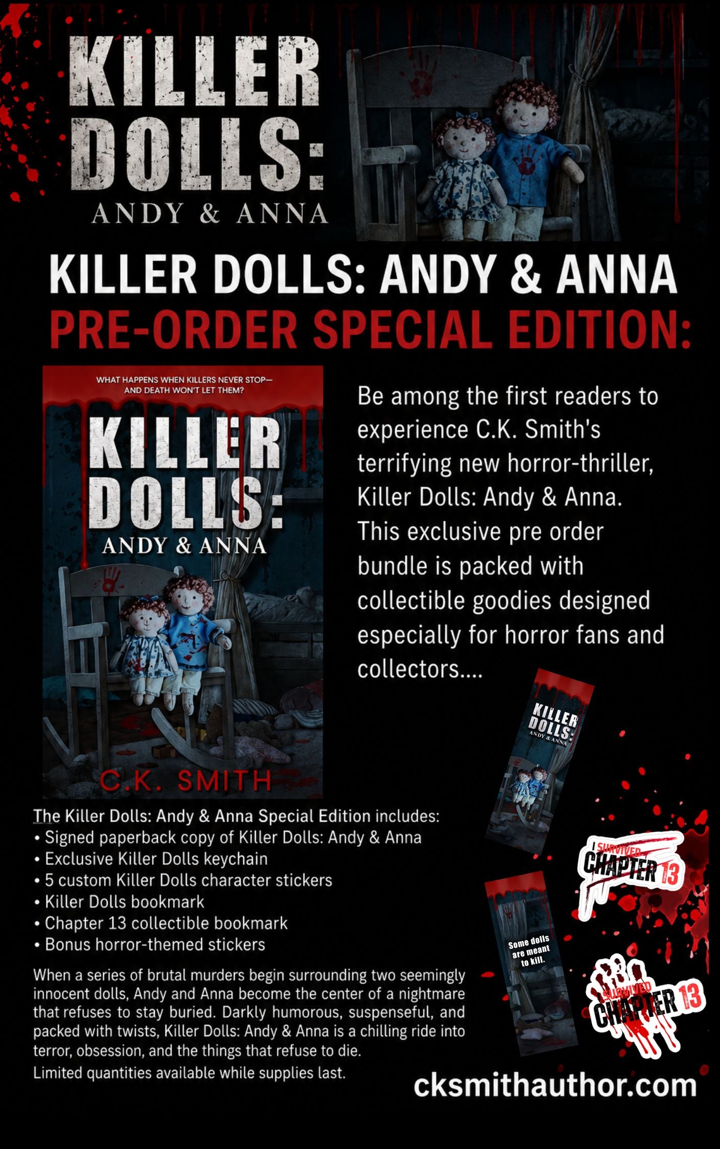 KILLER DOLLS: ANDY & ANNA PRE-ORDER SPECIAL EDITION